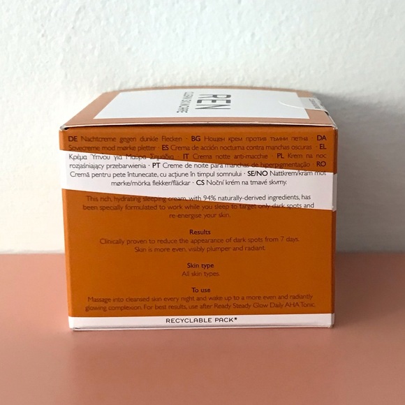 Ren Overnight Glow Dark Spot Sleeping Cream ⭐️BNIB - Picture 4 of 8